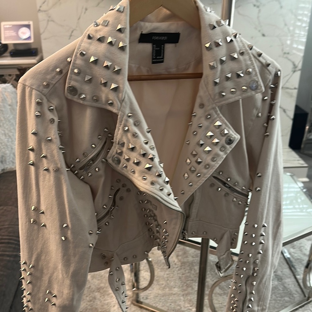 Silver Studded Women’s Jacket